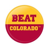 USC Trojans Beat Colorado Button